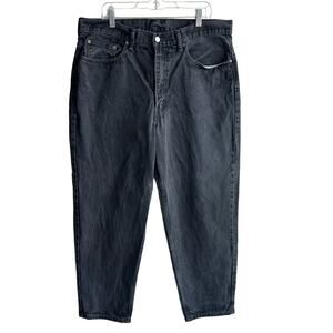 Levi's 560 Loose Fit Tapered Leg Black Wash Jean 38x30